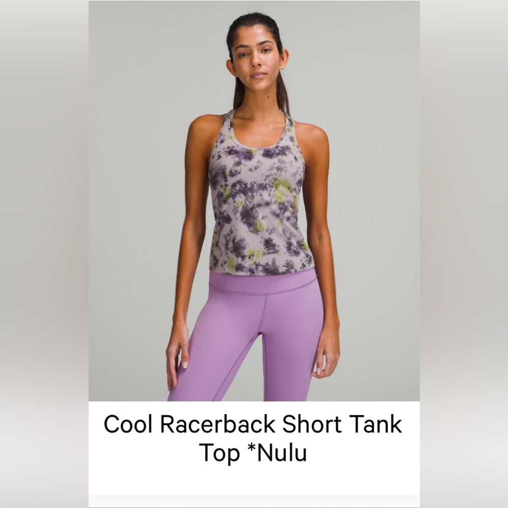 Lululemon Cool Racerback Short Tank Top *Nulu. Women Size 14